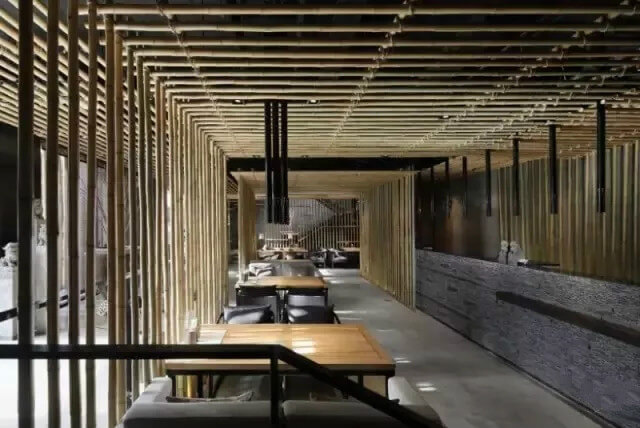 网红餐厅如何让餐厅设计玩转中国风？几根竹子让你眼前一亮！