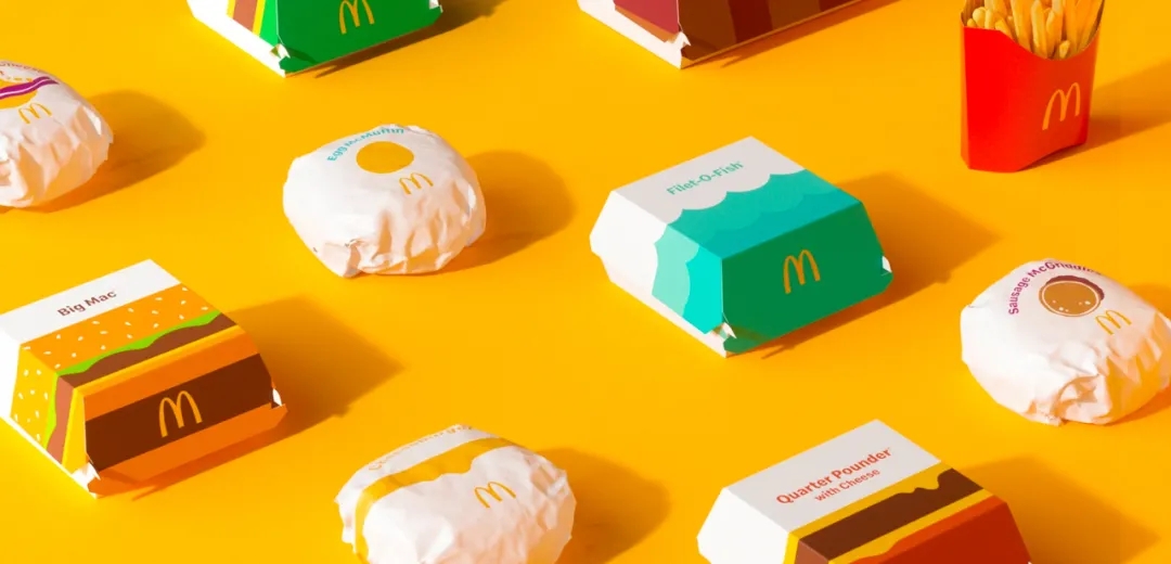网红餐厅麦当劳打造全新品牌包装视觉系统，真是会玩