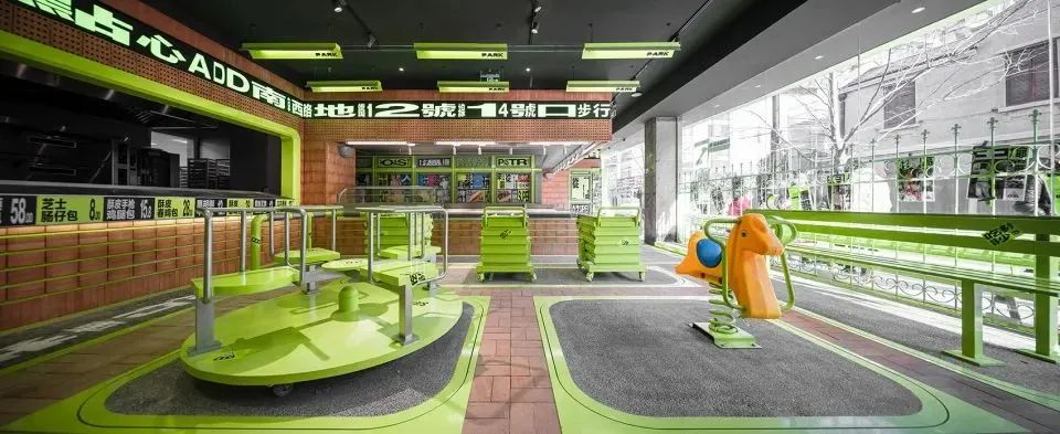 网红餐厅广莲申点心公园深圳餐饮空间设计，将公园搬进了店内